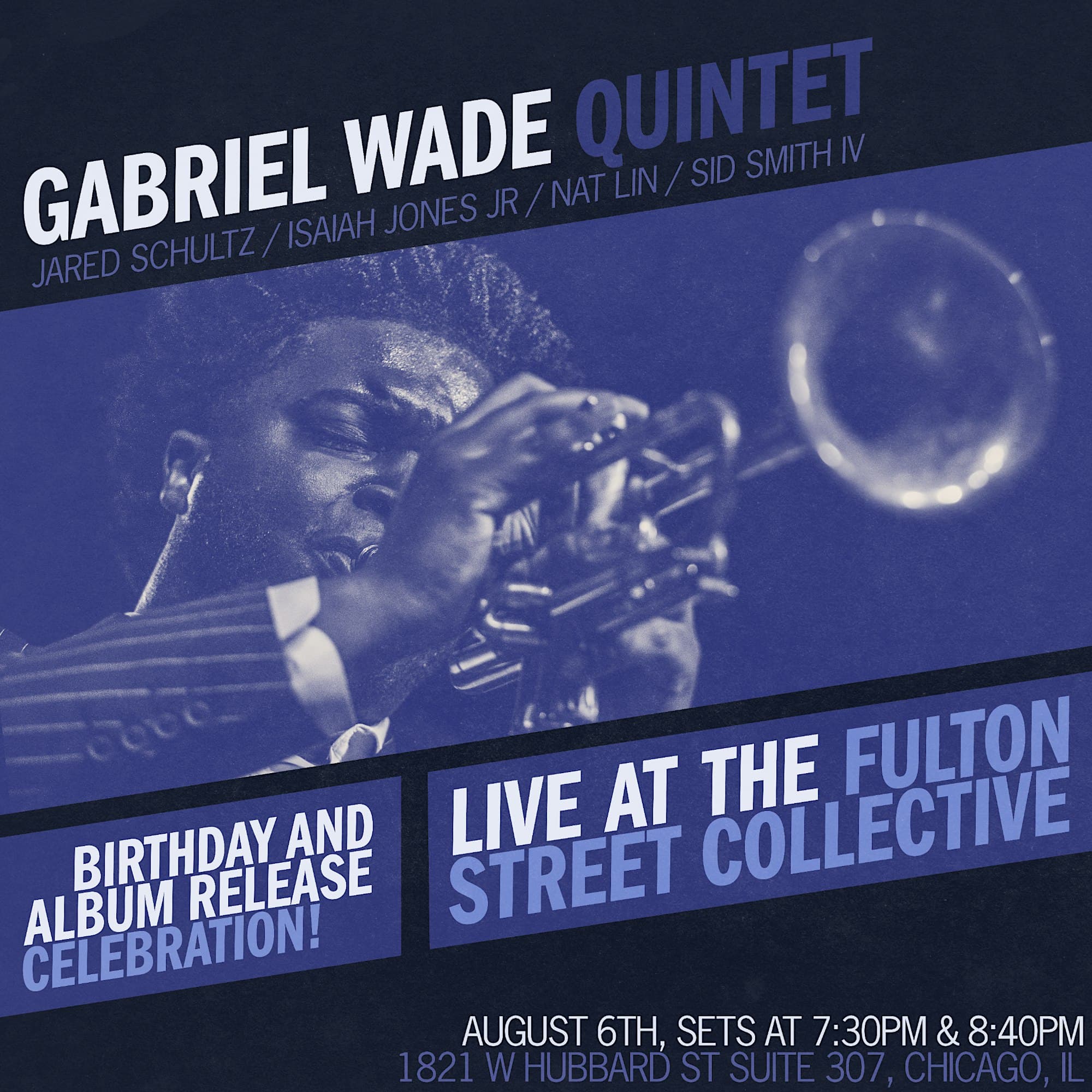 GABRIEL WADE QUINTET Birthday & Album Release Performance at FSC