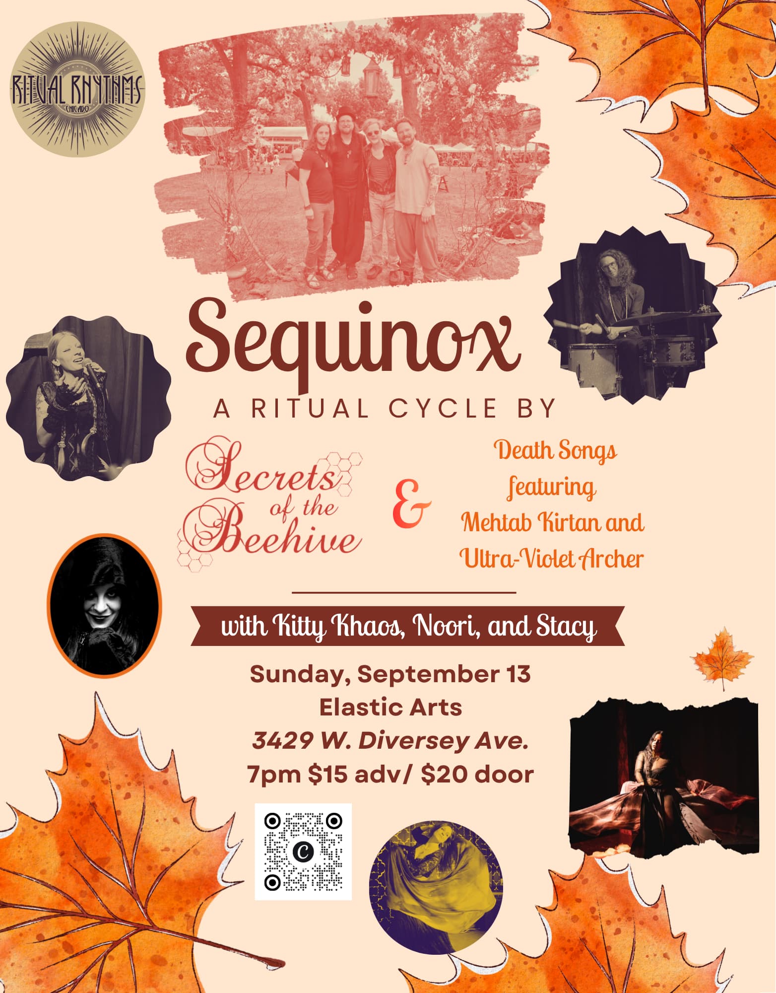 Sequinox: A Ritual Cycle with Secrets of the Beehive and Mehtab Kirtan’s Death Songs